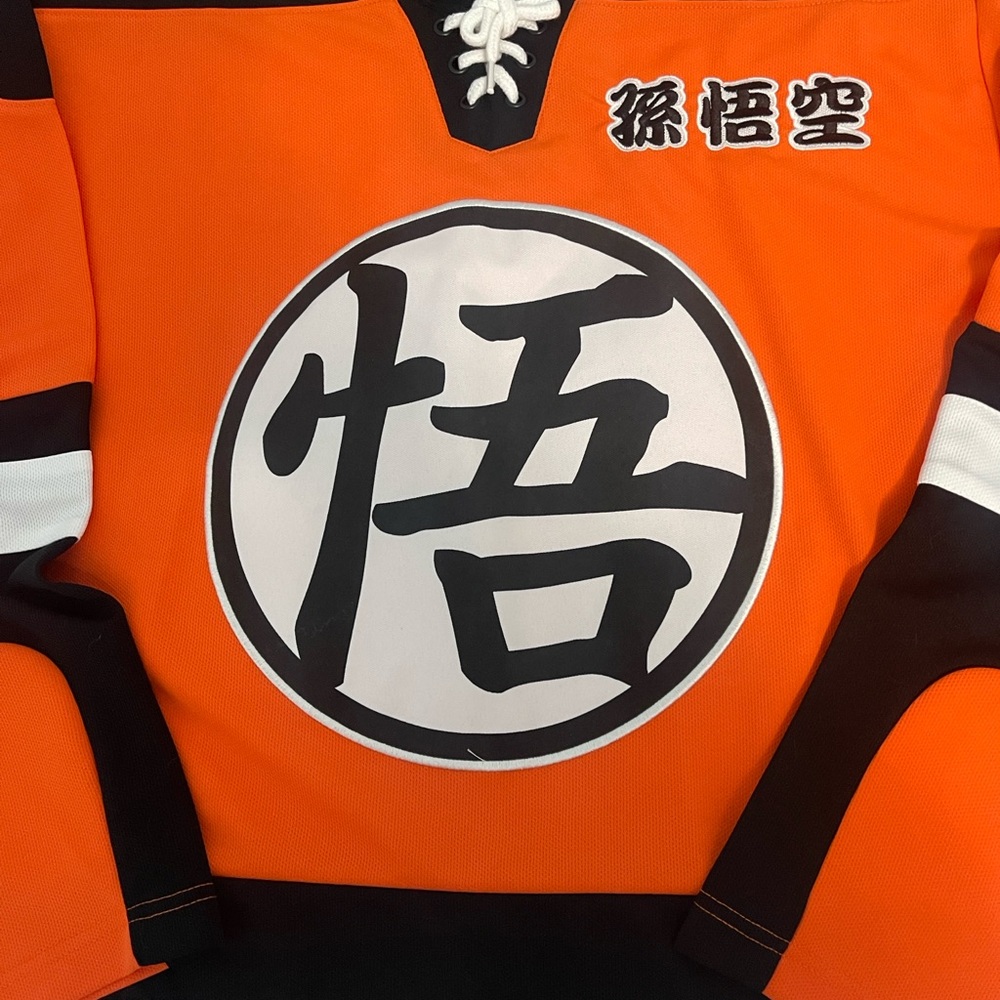 Orange and Black Men's Jacket